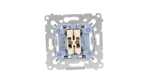 Simon 54 Łącznik żaluzjowy trójpozycyjny 1-0-2 mechanizm 250A 250V, szybkozłącza, SZW1KM