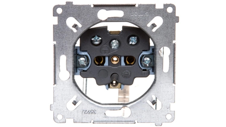 Simon 54 Gniazdo pojedyncze z/u mechanizm 16A 250V SGZ1M