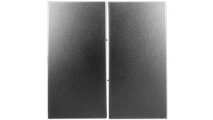 Simon 54 Klawisz podwójny łącznika schodowego do SW6/2M srebrny mat DKW6/2/43