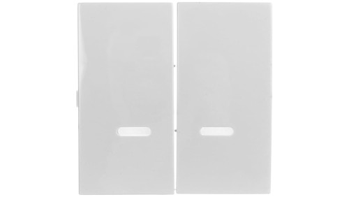 Simon 54 Klawisz podwójny do SW6/2XLM, SW7/2XM i SW6P1M z podświetleniem biały DKW9L/11