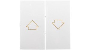 Simon 54 Klawisz do przycisku żaluzjowego SZP1M biały DKZP1/11