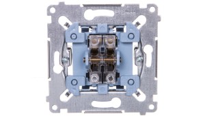 Simon 54 Przycisk podwójny zwierny mechanizm 10AX 250V, szybkozłącza, SP2M