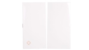 Simon 54 Klawisz podwójny do SW5M i SP2M antybakteryjny biały DKW5/AB11