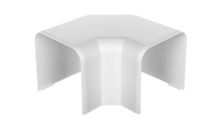 Pokrywa kątowa EKE 60x60mm biała 8543