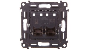 VALENA LIFE Gniazdo komputerowe podwójne RJ45 kat.6a UTP 753045