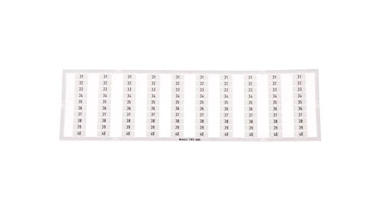 Oznaczniki WMB 10x 31-40 793-605 /5szt./