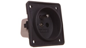 Berker Integro Gniazdo pojedyncze z/u z podwyższona ochroną styków 16A IP20 antracytowe 961952505