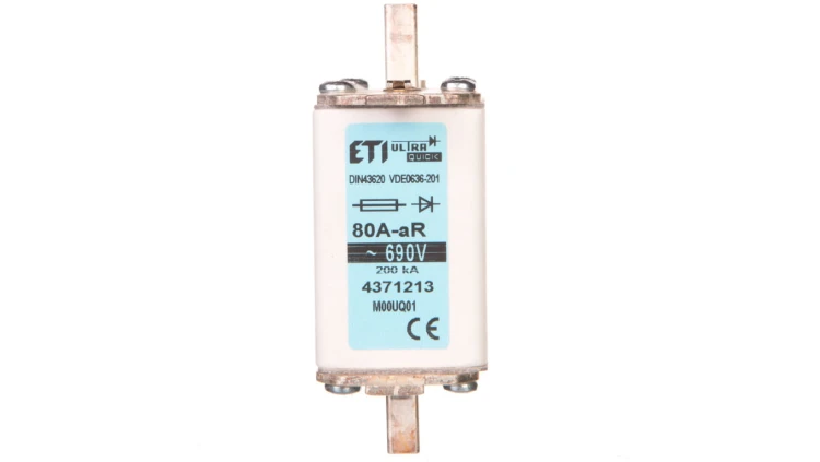 Wkładka bezpiecznikowa NH00 80A aR 690V 004371213