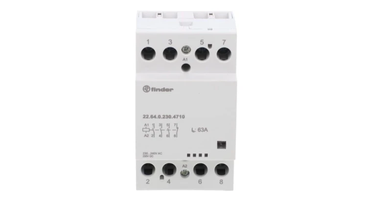 Stycznik modułowy 3Z 1R 63A 230 AC/DC wskaźnik zadziałania 22.64.0.230.4710