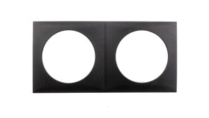 Ramka podwójna antracyt matowy Integro Flow 918262515