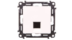 VALENA LIFE Gniazdo 1xRJ45 kat.6 UTP białe 753142