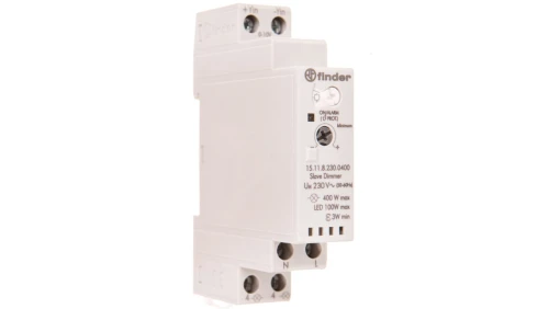 Elektroniczny przekaźnik impulsowy ze ściemniaczem 400W 45-65Hz funkcja SLAVE, sterowanie 0-10V 15.11.8.230.0400