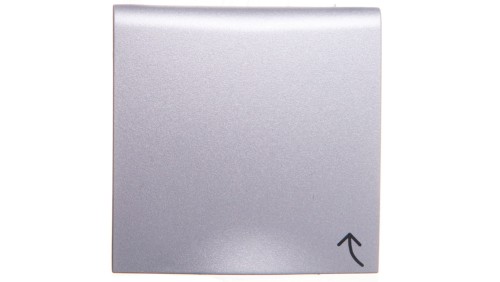 B.Kwadrat/B.7 Płytka czołowa gniazda z/u z pokrywą z przesłonami styków aluminium 3965838994