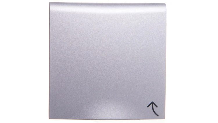 B.Kwadrat/B.7 Płytka czołowa gniazda z/u z pokrywą z przesłonami styków aluminium 3965838994