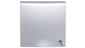 B.Kwadrat/B.7 Płytka czołowa gniazda z/u z pokrywą aluminium 3965898994