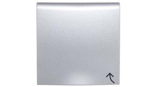 B.Kwadrat/B.7 Płytka czołowa gniazda z/u z pokrywą aluminium 3965898994