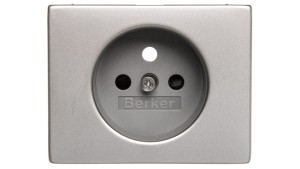 K.5 Płytka czołowa gniazda z/u z przesłonami stal szlachetna nierdzewna 3965757004