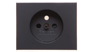 K.1 Płytka czołowa gniazda z/u z przesłonami antracyt mat lakierowany 3965757006