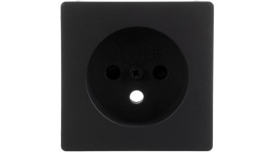 Q.1/Q.3/Q.7 Płytka czołowa gniazda z/u antracyt aksamit 3965766086