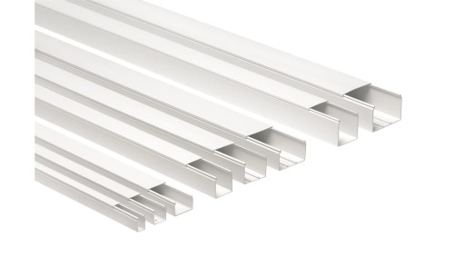 Kanał kablowy z pokrywą CP 100x100 biały /2m/ ECCP100100B