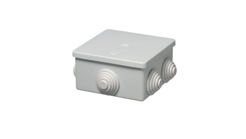 Puszka natynkowa kwadratowa samogasnąca 960 stopni C seria 400A IP4480x80x40 EC400C3A
