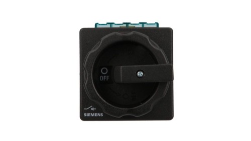 Rozłącznik główny 3P 16A 7.5kW AC23A 400V montaż tablicowy pokrętło czarne 4 otwory 3LD2003-0TK51