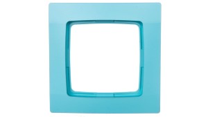 KARO Ramka pojedyncza satynowy turkus R-1S/59