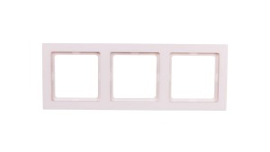 Berker Q.3 Ramka potrójna biały, aksamit 10136099