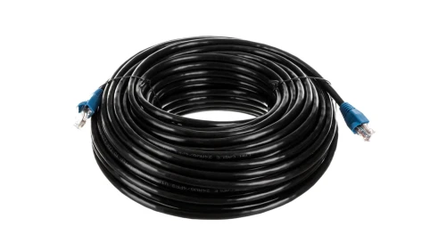 Kabel krosowy outdoor patchcord U/UTP kat.6 CCA czarny 30m 94393