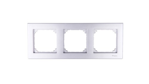 Merten M-Plan Ramka potrójna aluminium MTN486360