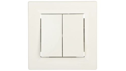 Łącznik Asfora świecznikowy kremowy z ramką EPH0300123