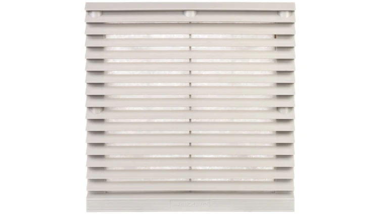 Kratka plastikowa z filtrem dla wentylatorów 172x150mm RAL7035 ZL-804 RAL7035