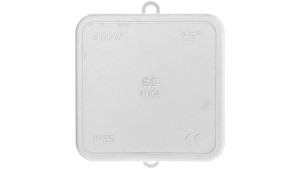 Puszka n/t szara 65x65x32 mm IP55 bezhalogenowa EC411C2