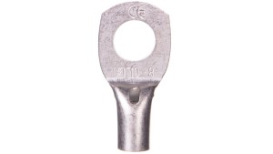 Końcówka oczkowa rurowa 10/M8 miedź cynowana KC10F8 /100szt./