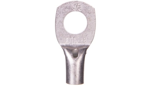 Końcówka oczkowa rurowa 10/M8 miedź cynowana KC10F8 /100szt./