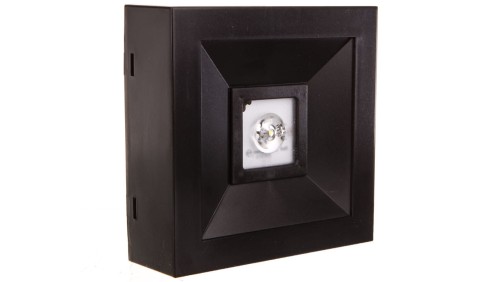 Oprawa awaryjna LOVATO N ECO LED 3W 315lm (opt. otwarta) 1h jednozadaniowa czarna LVNO/3W/E/1/SE/X/BL