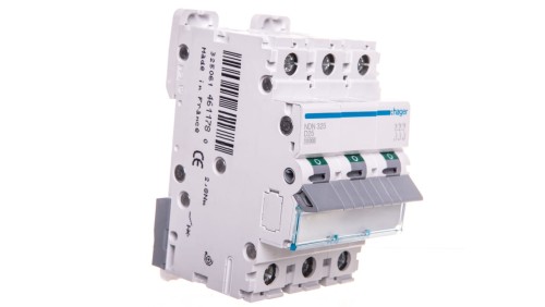 Wyłącznik nadprądowy 3P D 25A 10kA AC NDN325