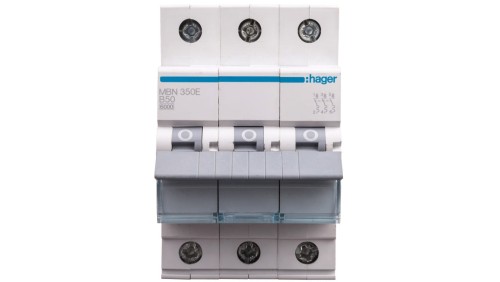 Wyłącznik nadprądowy 3P B 50A 6kA AC MBN350E