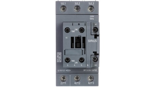 Stycznik mocy 80A 3P 37kW 230V AC 1Z+1R S2 3RT2038-1AP00