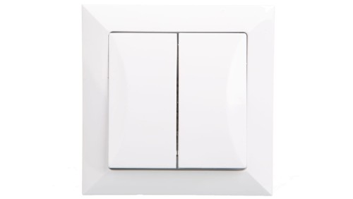 OPAL Łącznik schodowy podwójny biały WP-5/2 Op