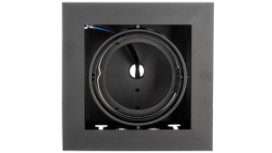 Oprawa sufitowa PIREO podtynkowa pojedyncza czarna/czarna OP-PIREO1-20