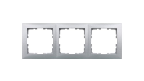 Berker B.Kwadrat Ramka potrójna aluminium 5310138994