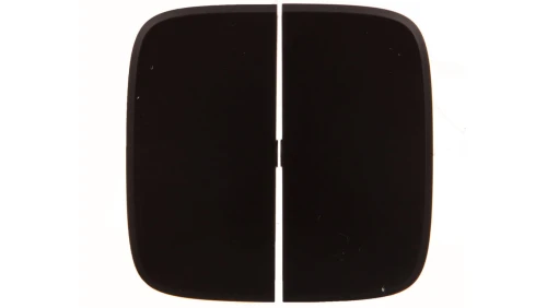 VALENA ALLURE Klawisz łącznika: schodowego podwójnego lub świecznikowego czarny 755028