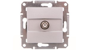 ASFORA Gniazdo SAT końcowe bez ramki aluminium EPH3700161