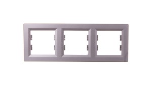 ASFORA Ramka 3-krotna pozioma stal EPH5800362