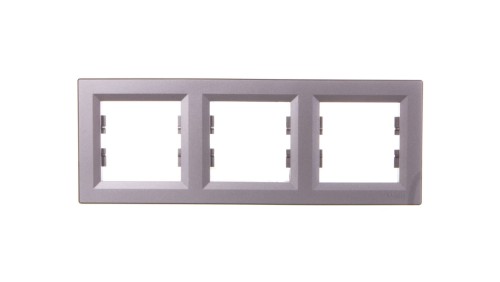 ASFORA Ramka 3-krotna pozioma stal EPH5800362