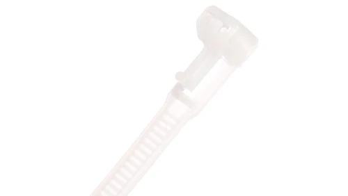 Opaska kablowa otwierana wielokrotnie 350x7,5mm biała BMWB5254E /100szt./