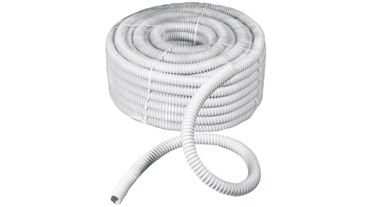 Rura spiralna wysokoelastyczna szara PVC fi8 ECGFE08 /30m/