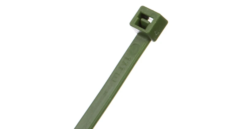 Opaska kablowa zielona 200x4,8mm 5215VE BMGR2048 /100szt./
