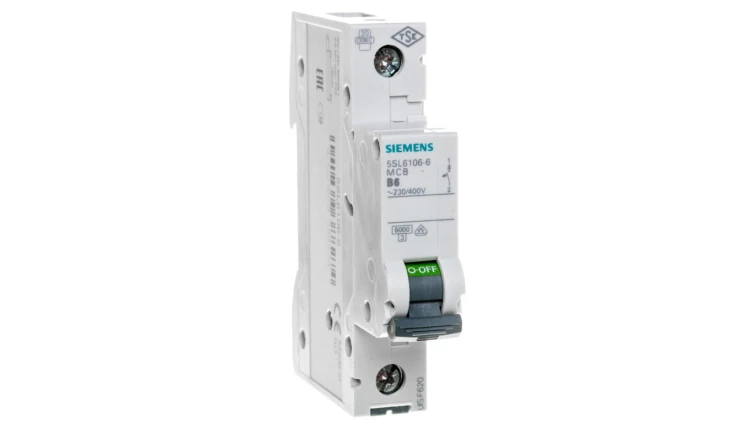 Wyłącznik nadprądowy SENTRON 5SL6 1P B 6A 6kA AC 5SL6106-6